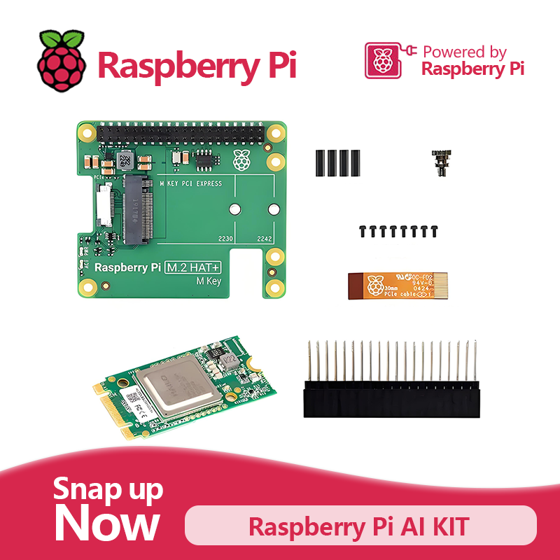 Raspberry Pi Ai Kit Hailo-8L - Raspberry Pi AI Kit combine M.2