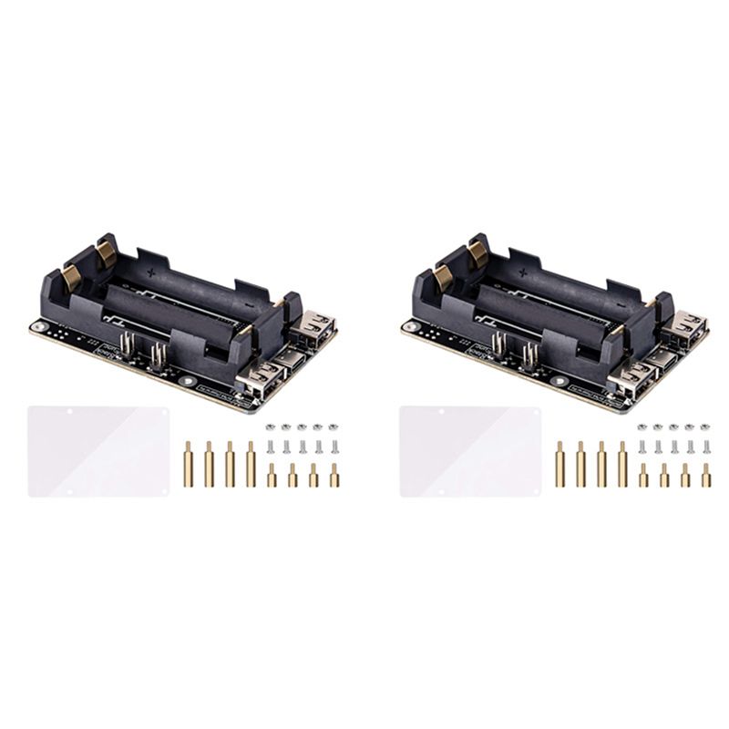 Raspberry Pi Uninterrupted Power Supply Ups 18650 - AA08-2X pour Raspberry Pi 4, alimentation