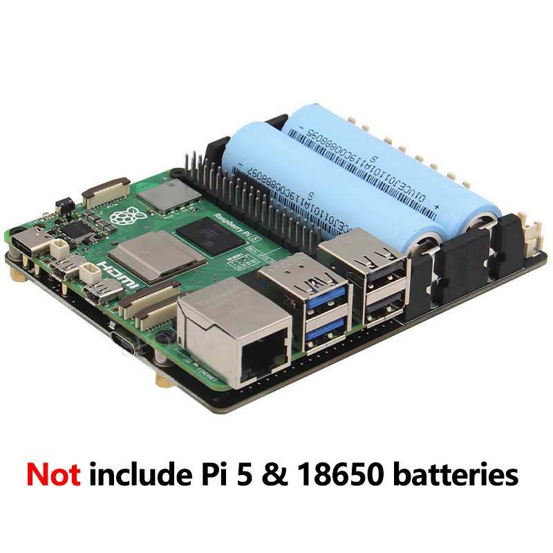 Raspberry Pi Uninterrupted Power Supply Ups 18650 - Carte d'extension de gestion de l'alimentation