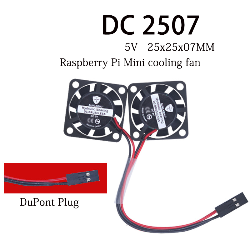 Raspberry Pi Water Cooling Kit - Ventilateur de refroidissement DC 5V 0,11