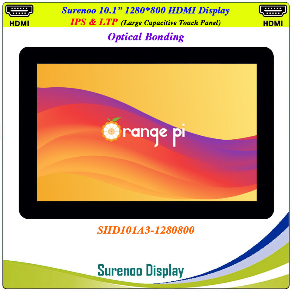Raspberry Pi 10.1 Inch Capacitive Touch Screen Ips - Module d'affichage LCD 10.1 pouces, 1280x800,