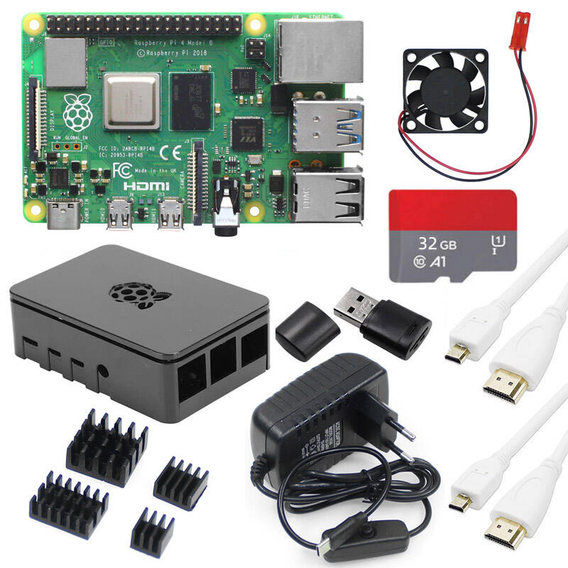Raspberry Pi 4 8Gb Ram Kit - Kit de base Raspberry Pi 4B