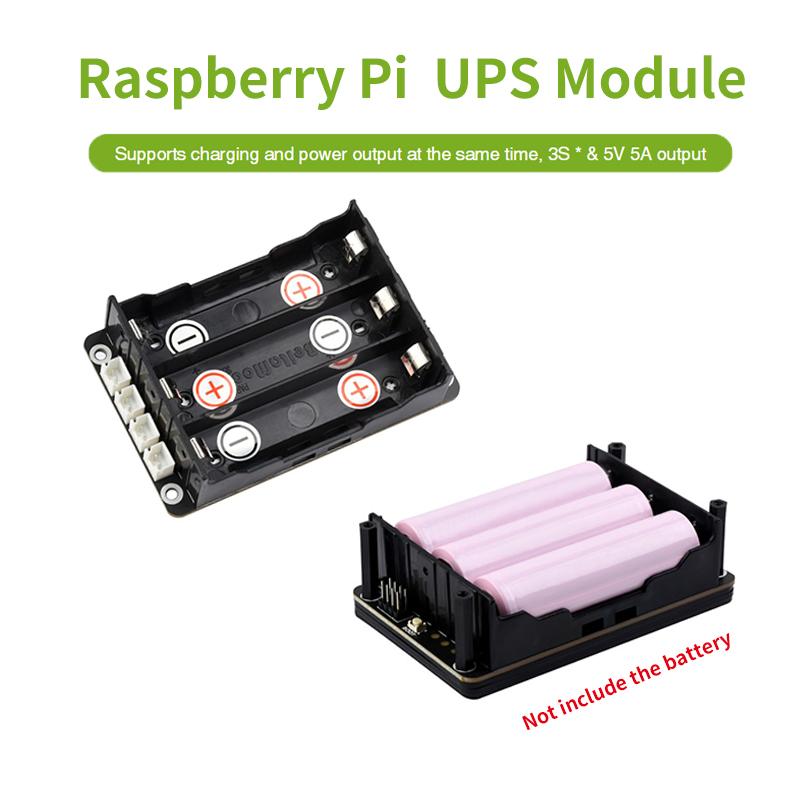 Raspberry Pi Uninterrupted Power Supply Ups 18650 - Carte d’alimentation sans interruption (UPS) pour