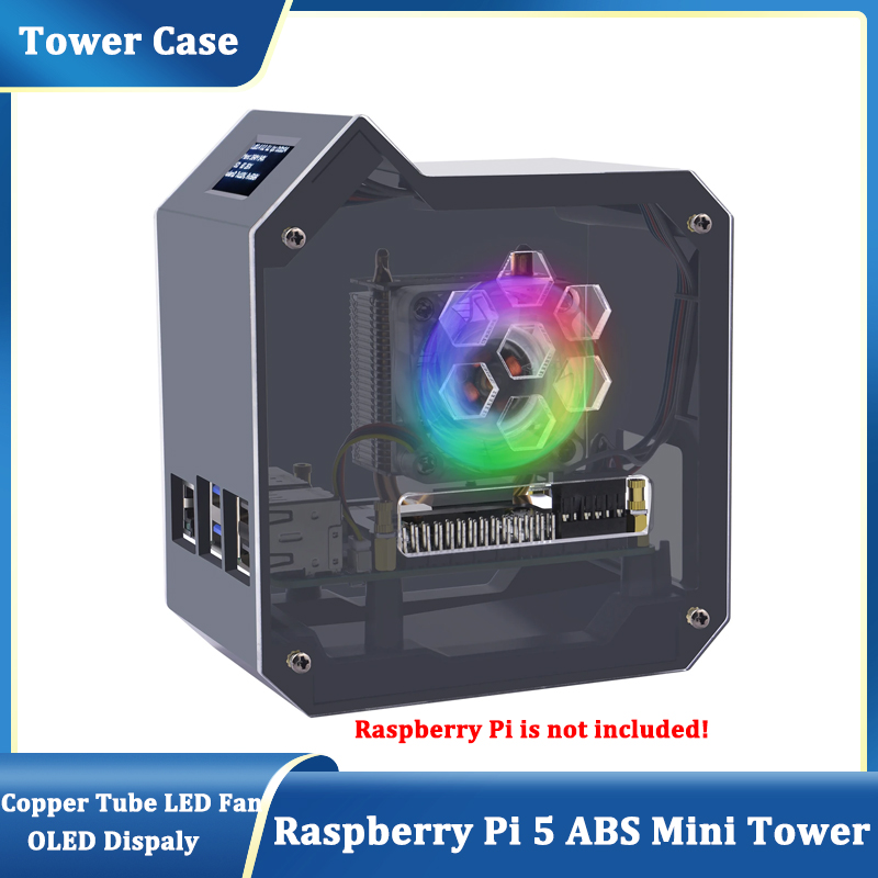 Argon One V3 M.2 Nvme Case - GeeekPi Raspberry Pi 5 ABS Mini