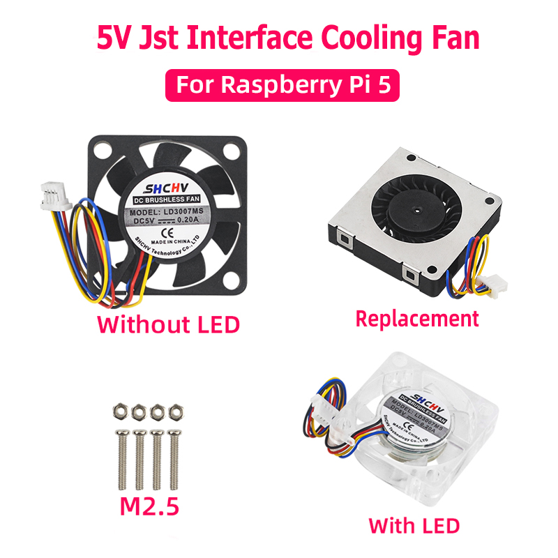 Raspberry Pi Water Cooling Kit - Ventilateur de refroidissement pour Raspberpopi 5,