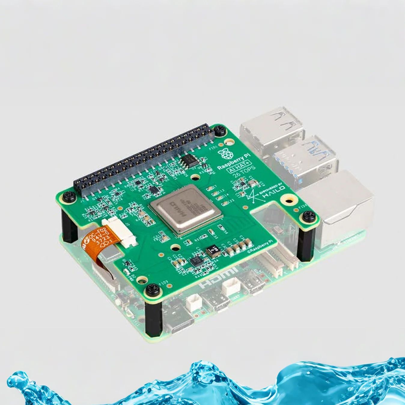 Raspberry Pi Ai Kit Hailo-8L - Carte d'extension IA Raspberry Pi Al