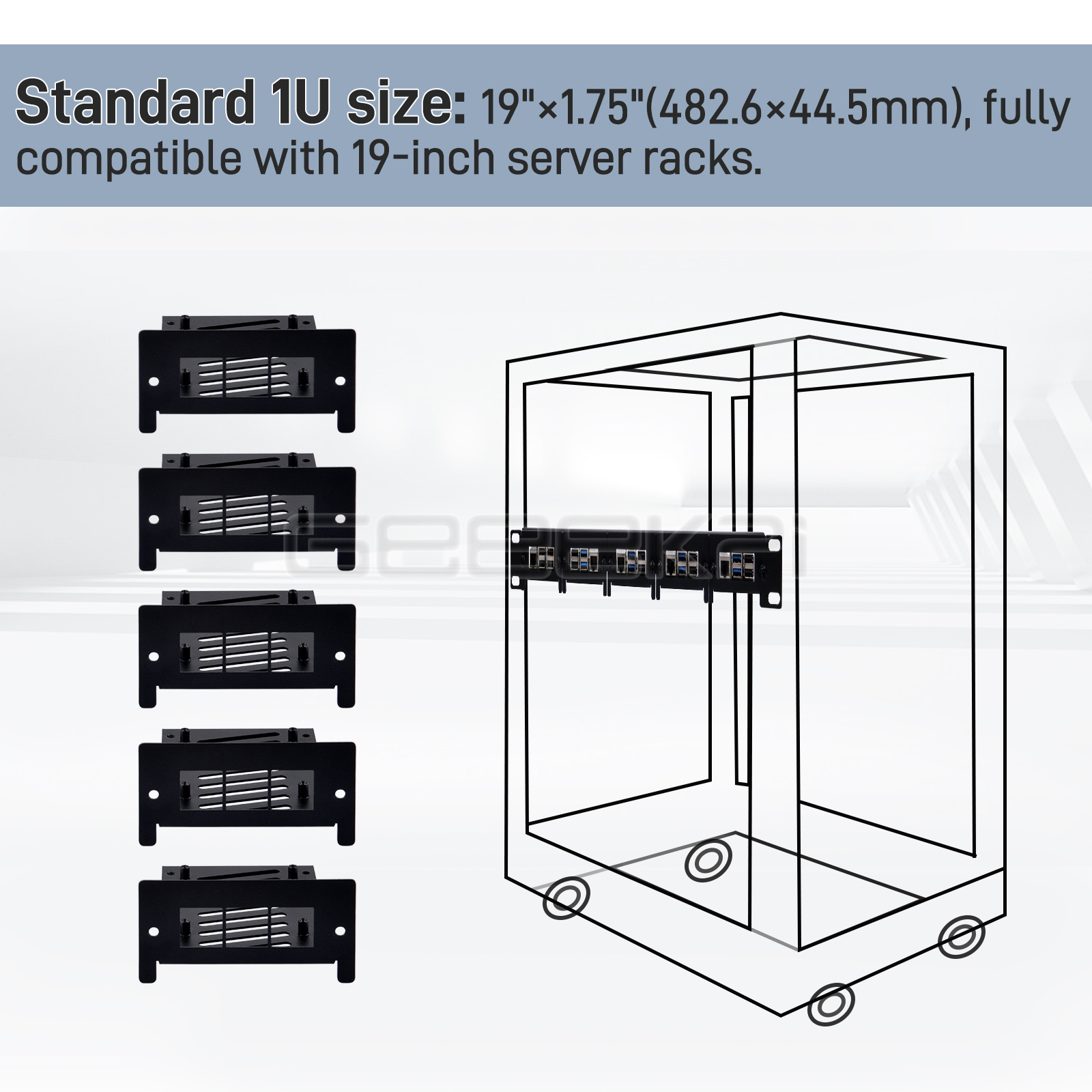Support en rack 1U pour Raspbe - Raspberry Pi Rackmount 1U 19 Inch avis et prix