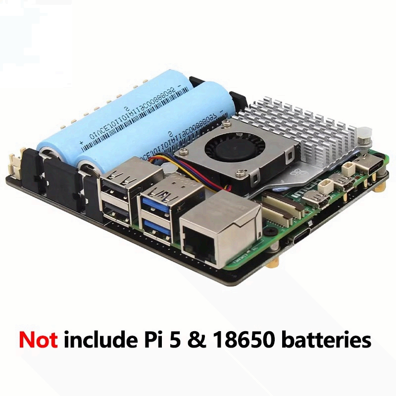 Carte UPS Raspberry Pi 5 18650 - Raspberry Pi Uninterrupted Power Supply Ups 18650 avis et prix