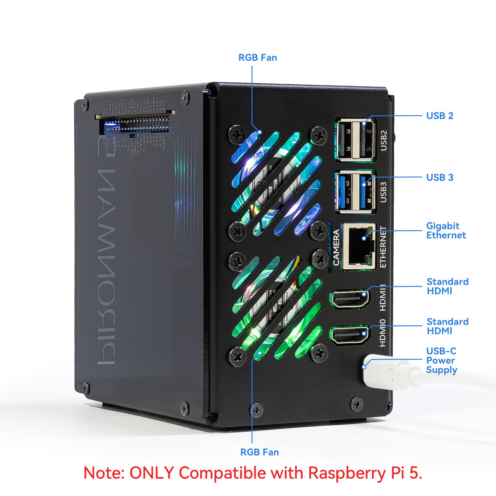 Boîtier PC Pironman 5-MAX Dual - Raspberry Pi Ai Kit Hailo-8L avis et prix