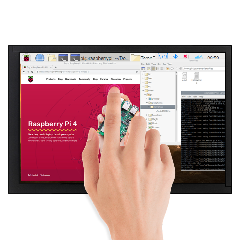 Écran tactile IPS capacitif LC - Raspberry Pi 10.1 Inch Capacitive Touch Screen Ips avis et prix