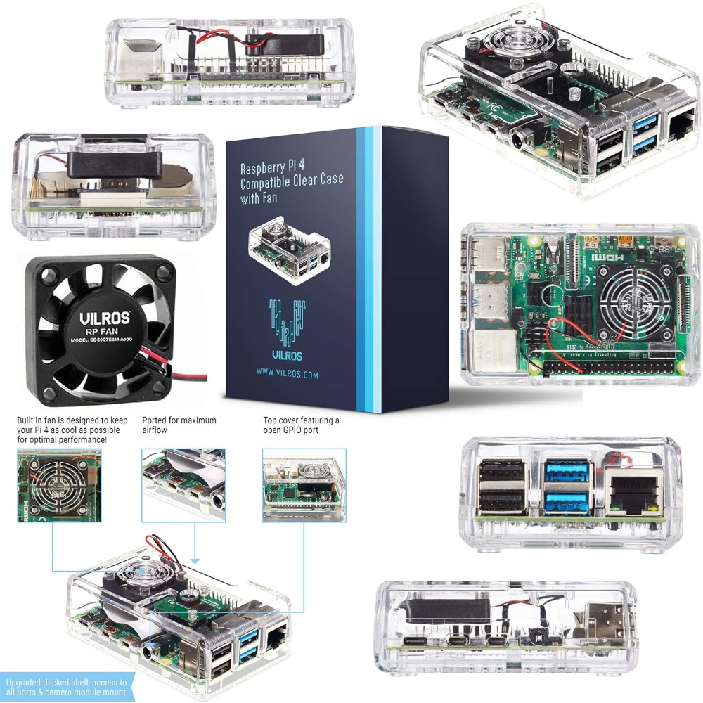 Kit de démarrage avec boîtier  - Raspberry Pi 4 8Gb Ram Kit avis et prix