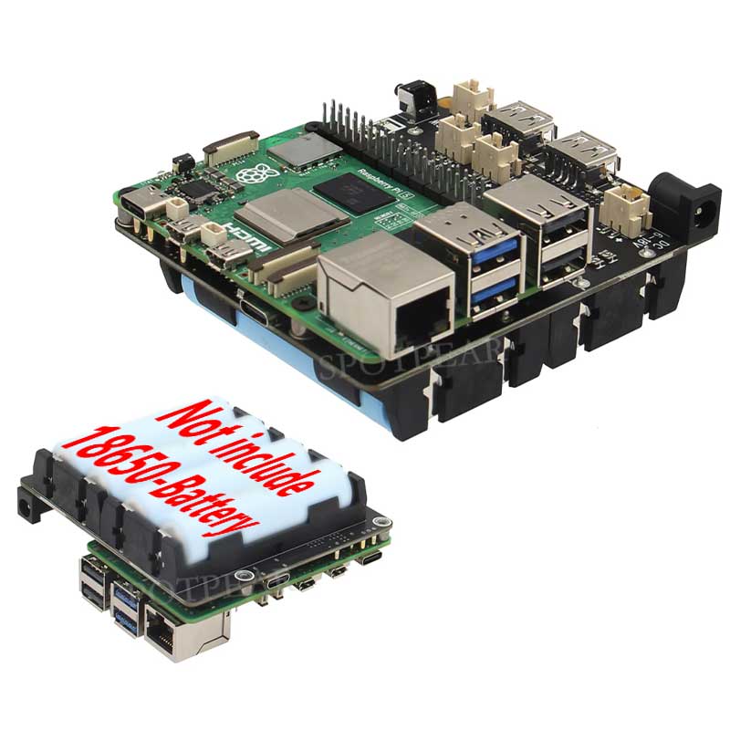 X1202 Raspberry Pi 5 Ups carte - Raspberry Pi Uninterrupted Power Supply Ups 18650 avis et prix