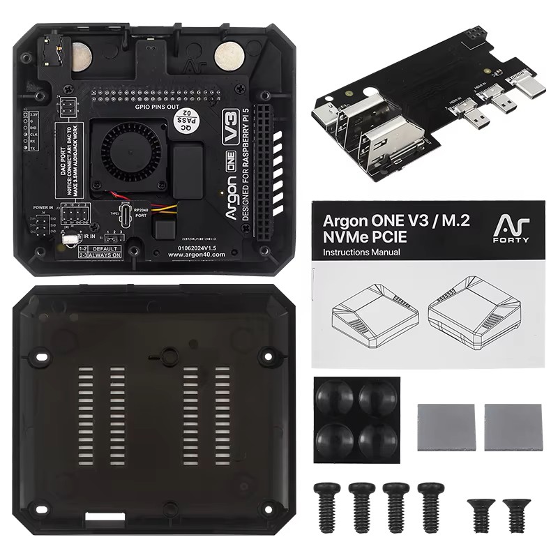 Boîtier métallique Argon ONE V - Argon One V3 M.2 Nvme Case avis et prix